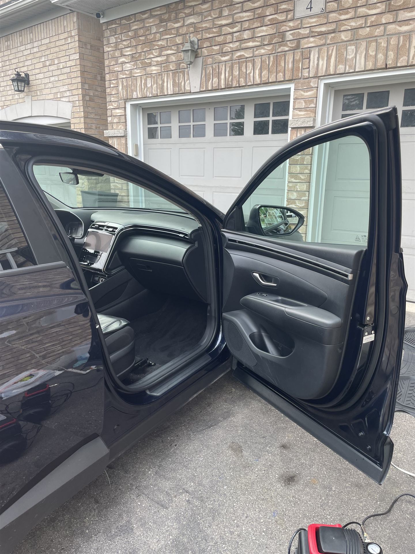 Hyundai rear seats after interior detail